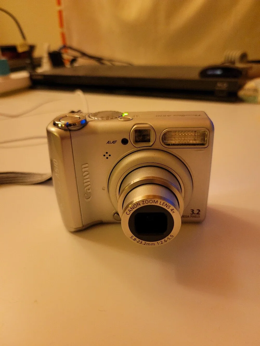 Vintage Canon PowerShot A510 Compact Point-and-Shoot Digital Camera - 3.2 MP